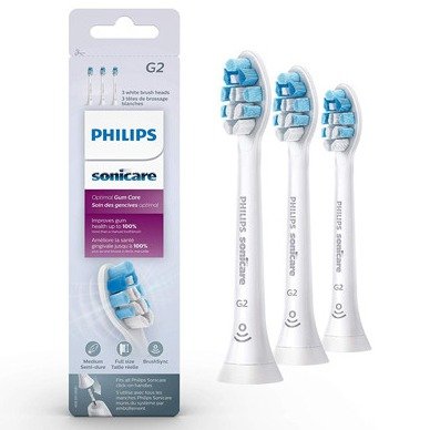 Philips 替换牙刷3支装 牙龈护理