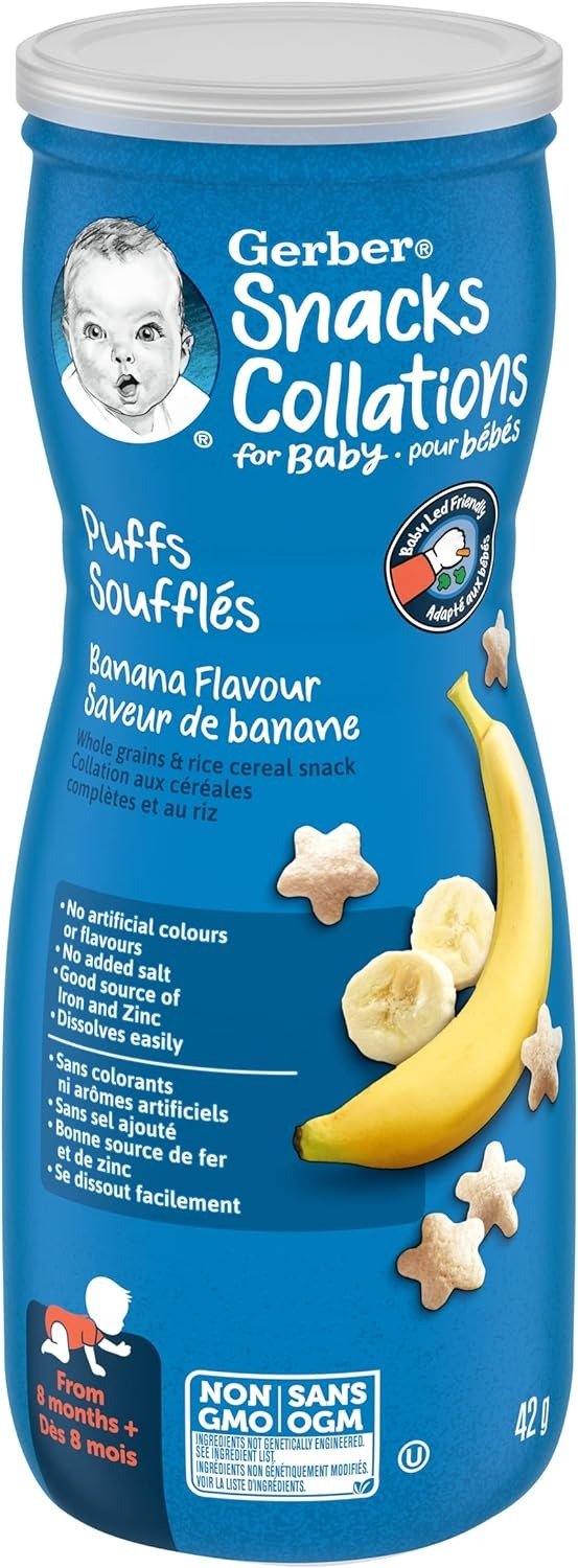 香蕉味泡芙 6罐