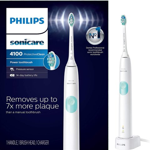 $49.96(The Bay$79.99)Philips Sonicare 充电式声波电动牙刷 温和清洁款