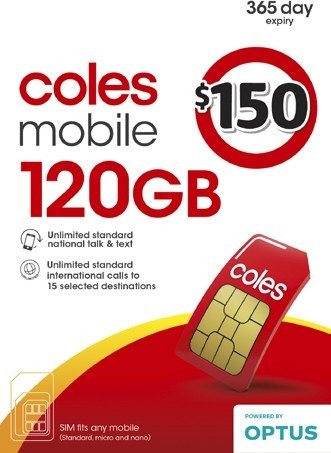 Vodafone 120GB手机年卡