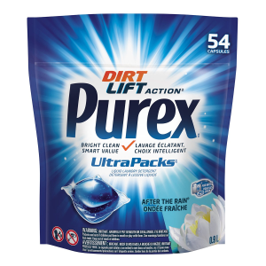 Purex UltraPacks 洗衣球 雨后清新香型 54粒装 经济适用 独立使用