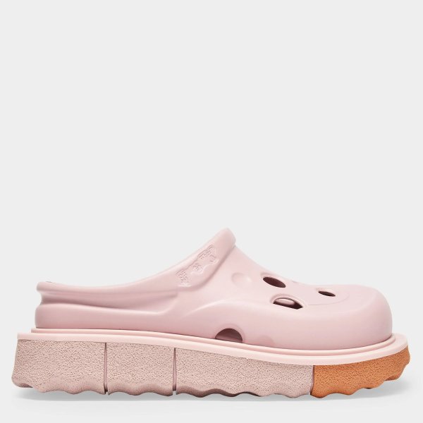 粉色奶酪鞋