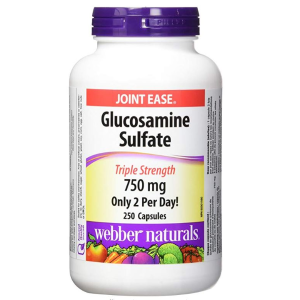Webber Naturals 三倍强力维骨力 氨基葡萄糖硫酸盐关节炎药物