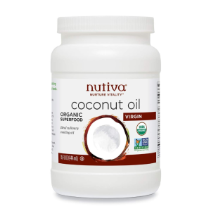 Nutiva 有机特级冷榨椰子油 444ml  护发神器 健康饮食