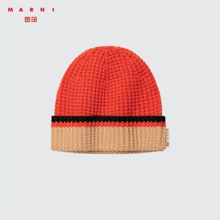 x MARNI 针织毛线帽