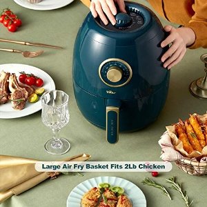 Bear勾选8折券！3.5L 2到4人量空气炸锅