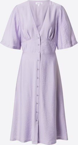 紫色连衣裙