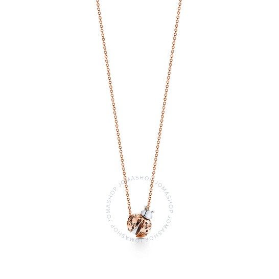 Tiffany 18k玫瑰金项链