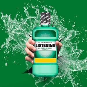 Listerine 李施德林 漱口水热卖 消除99.9%的细菌 保护口腔健康