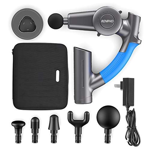 RENPHO R4 Pro Massage Gun with Adjustable Arm, Deep Tissue Percussion