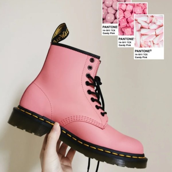 1460粉色马丁靴