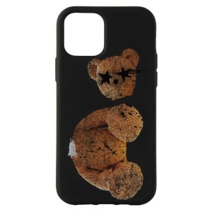 Palm angels黑色 Spray Paint Bear iPhone 12/12 Pro 手机壳