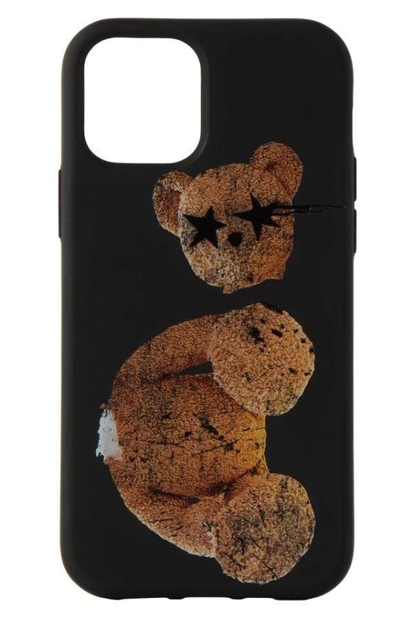 黑色 Spray Paint Bear iPhone 12/12 Pro 手机壳