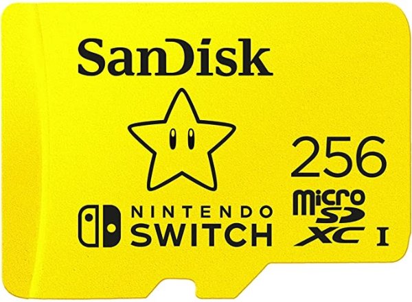 MicroSDXC UHS-I Card for Nintendo Switch 256GB