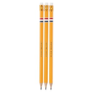 Thom Browne 顶部标志性三色条纹黄色 RWB 4-Bar 铅笔套装