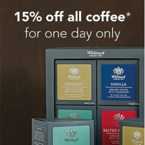 限今天：whittard 中秋咖啡专场大促 咖啡豆、礼盒装总有你爱的