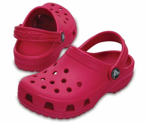 Genuine Comfy Crocs 儿童 Girls Classic Clog 糖果粉