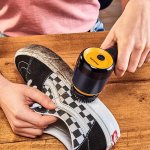 小白鞋救星！Philips 电动刷鞋器 海绵、软刷或硬刷 3个刷头