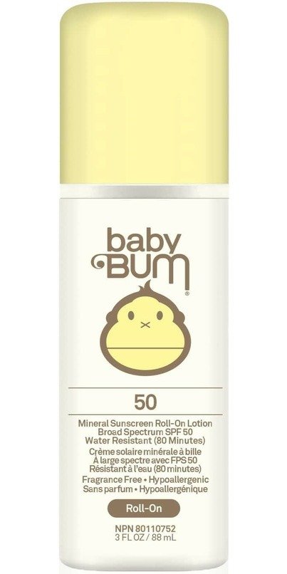 Baby Bum 矿物 SPF 50 防晒滚珠乳液