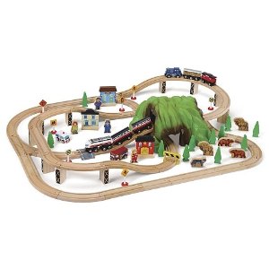 Imaginarium 木质轨道火车玩具100件套