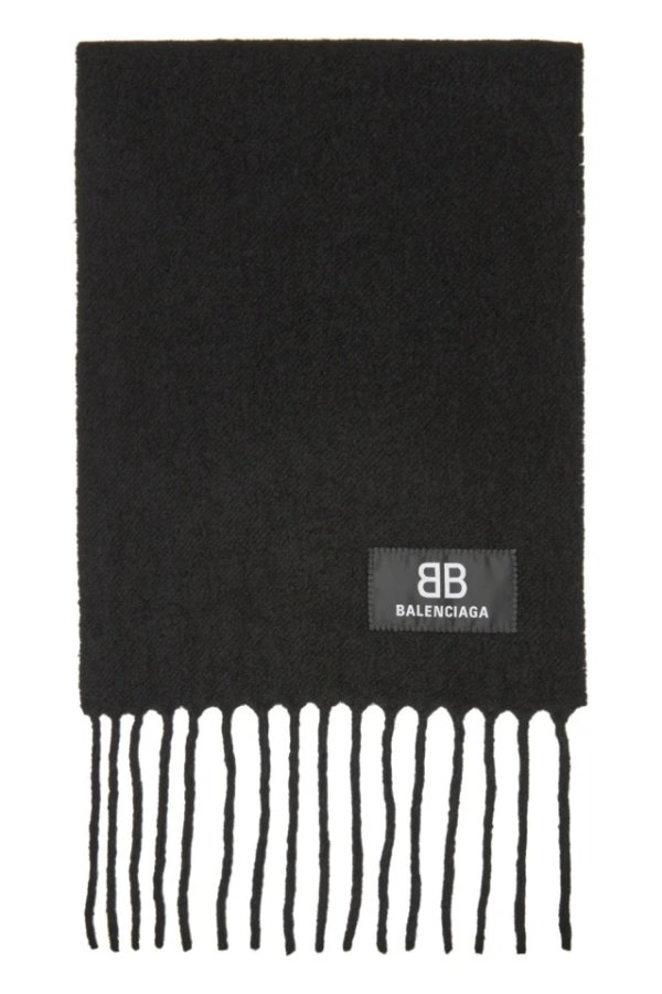 Black Boucle 围巾