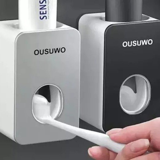 OUSUWO 自动挤牙膏神器 黑白2只装
