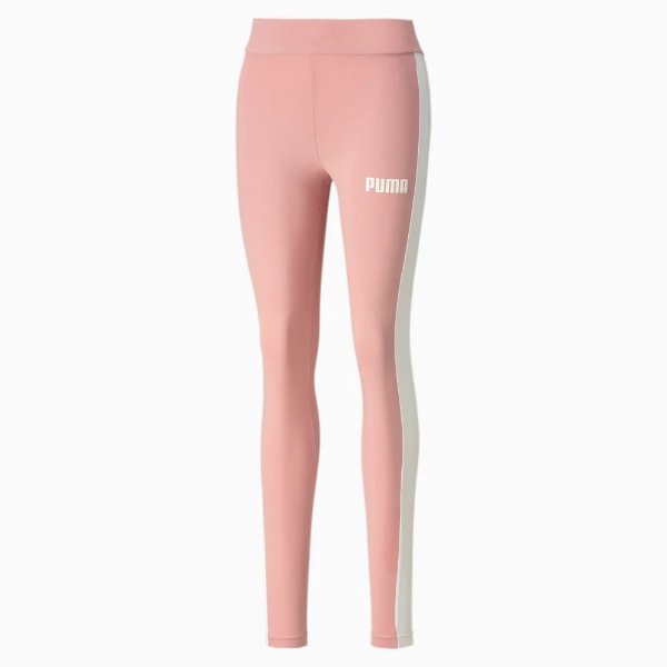 白条粉色运动裤