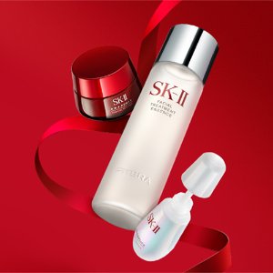 SK-II 全线热促 抄底价收小红瓶精华、神仙水套装 细腻紧致嫩肌