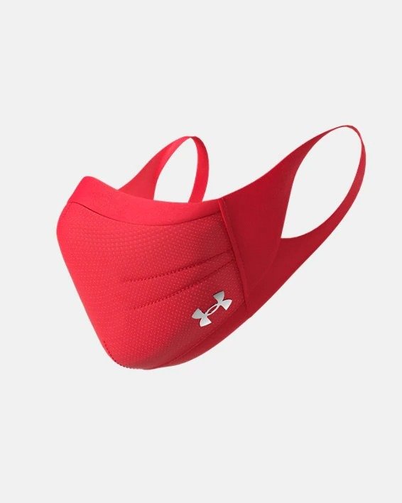 UA 运动口罩 红