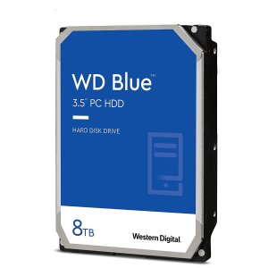 史低价：Western Digital 8TB WD 蓝盘 5640 RPM, SATA 6 Gb/s