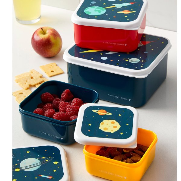 外太空儿童餐盒4件套
