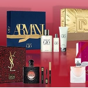 Nocibe 圣诞礼盒专场 Dior圣诞口红组、Armani、Clarins等都有