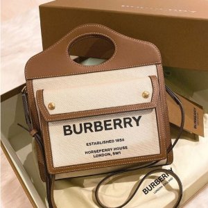 Burberry 私密大促 TB老花包包、Pocket、围巾衬衣风衣
