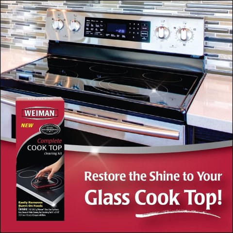 $7.97Weiman Complete 钢化玻璃清洁套件 厨房必备清洁神器