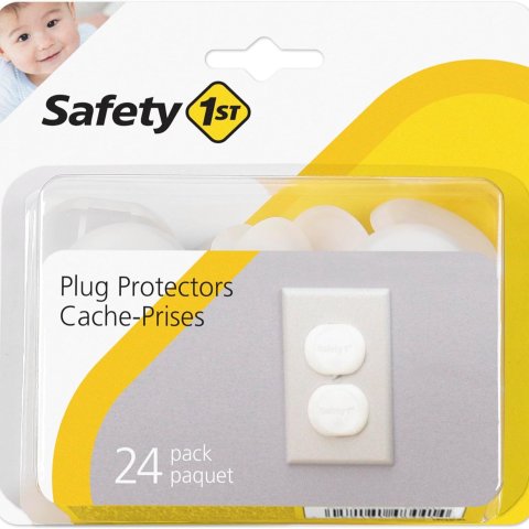 $3.97收24个Safety 插头保护器 24件装 防止宝宝触电