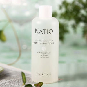 史低价：Natio 有机玫瑰柑橘爽肤水 250ml