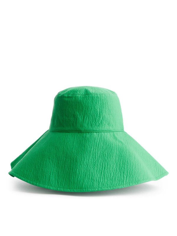 绿色渔夫帽