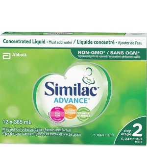 Similac 雅培2段非转基因婴儿配方液态奶12×385ml