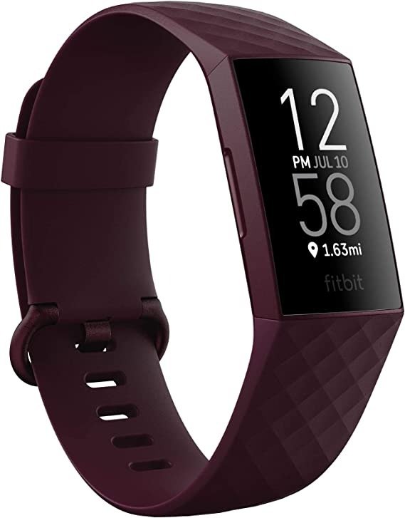 Charge 4 Advanced Fitness Tracker with GPS, Heart Rate, Sleep & Swim Tracking - Rosewood Pink