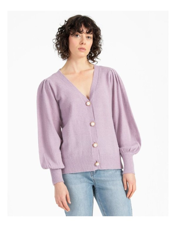 紫罗兰针织衫