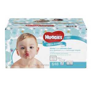 HUGGIES 不含酒精宝宝专用湿巾，6包，共432张