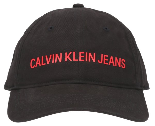 Jeans Baseball Cap - Black/Red