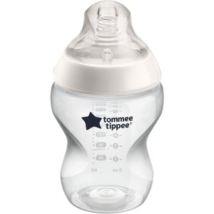 Tommee Tippee硅胶嘴婴儿奶瓶 260ml, Pack of 1, 0 Months+
