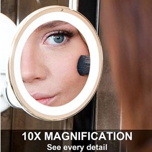 销量冠军 Fancii LED照明10倍化妆镜