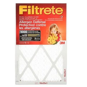 Filtrete 减少微粒和粉尘空气过滤网6个 MPR 1000, 16x25x1