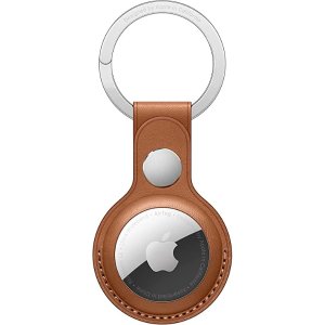 Apple平替爱马仕AirTag 皮革钥匙扣 棕色