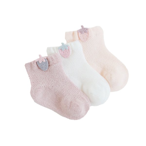 婴儿草莓袜子