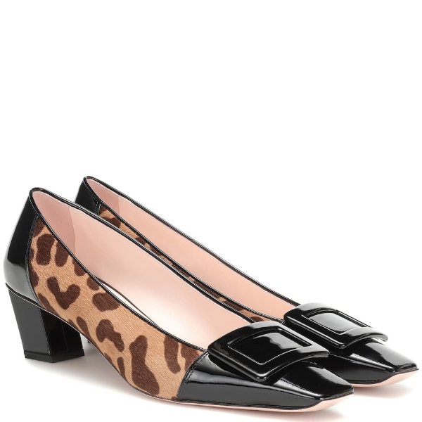 Pumps Belle Vivier aus Kalbshaar