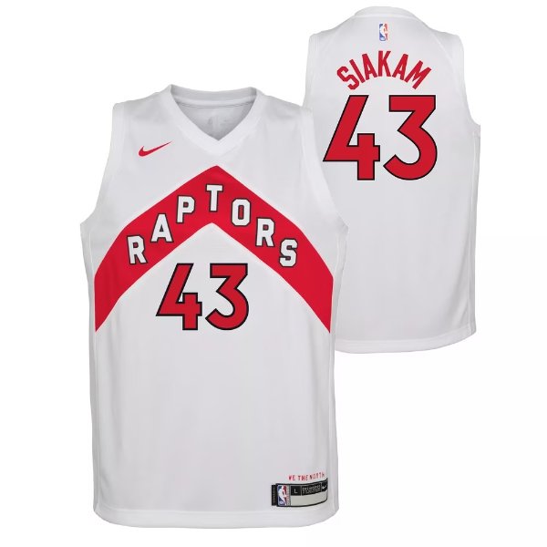 Toronto Raptors Nike Kids' Pascal Siakam Association Edition Basketball Jersey, NBA