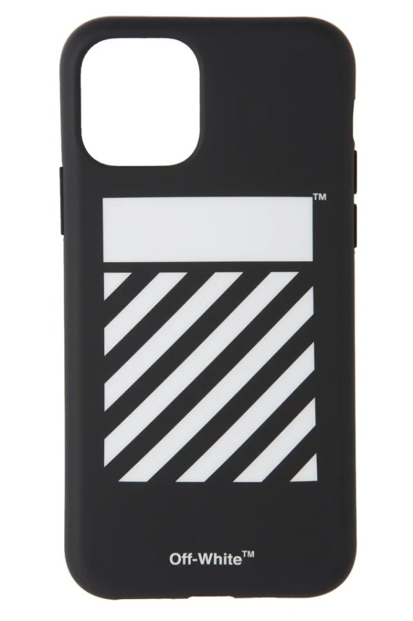 黑色 Diagonal iPhone 11 Pro 手机壳